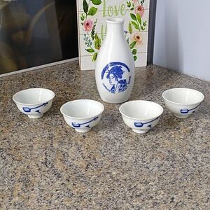 Japanese Finest Sake and 4 Cups.